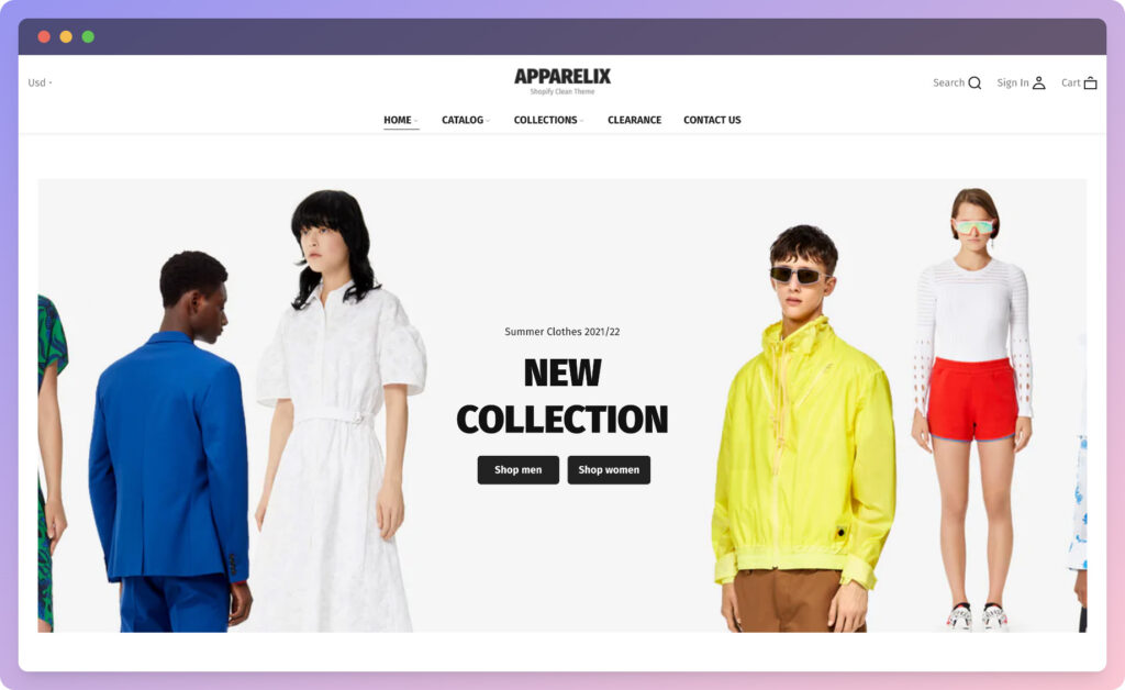 apparelix shopify theme - best shopify themes