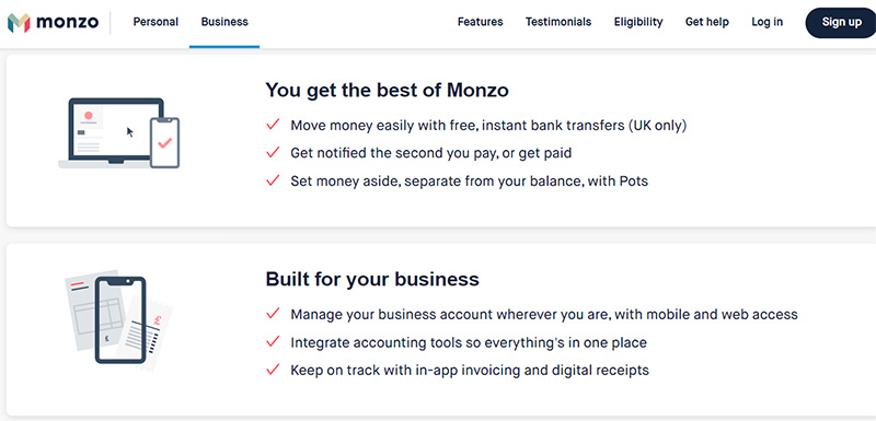 monzo business account - n26 vs monzo