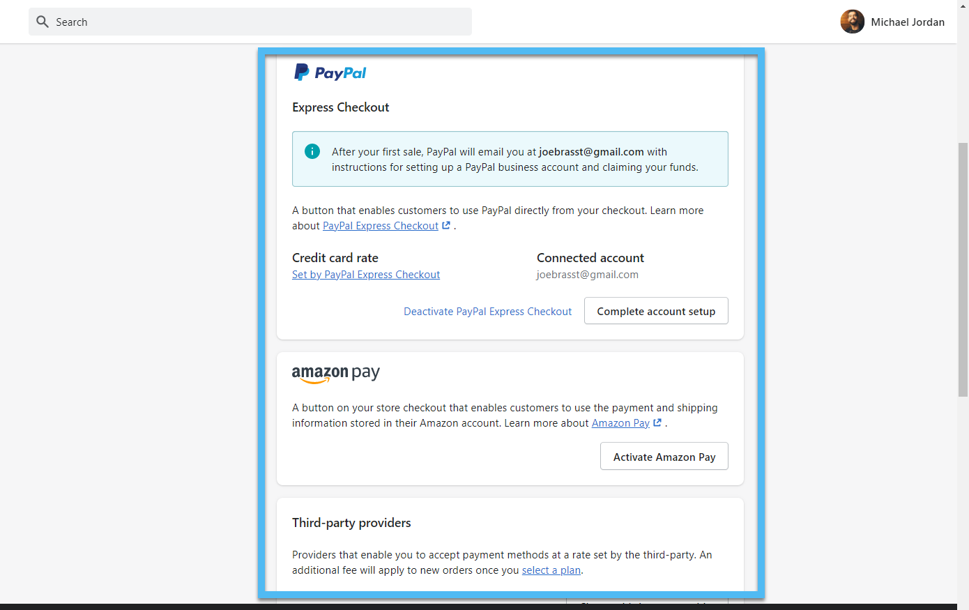 payment options