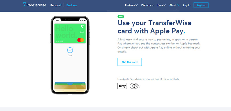 transferwise card debit - Transferwise vs N26