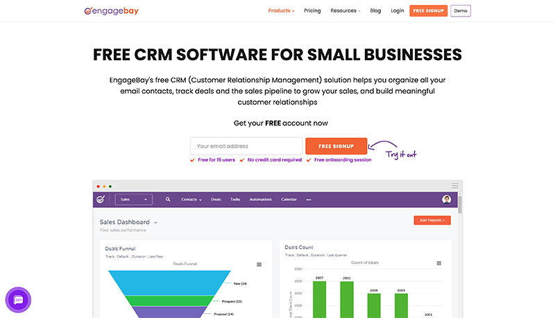 Engagebay - crm and sales bay