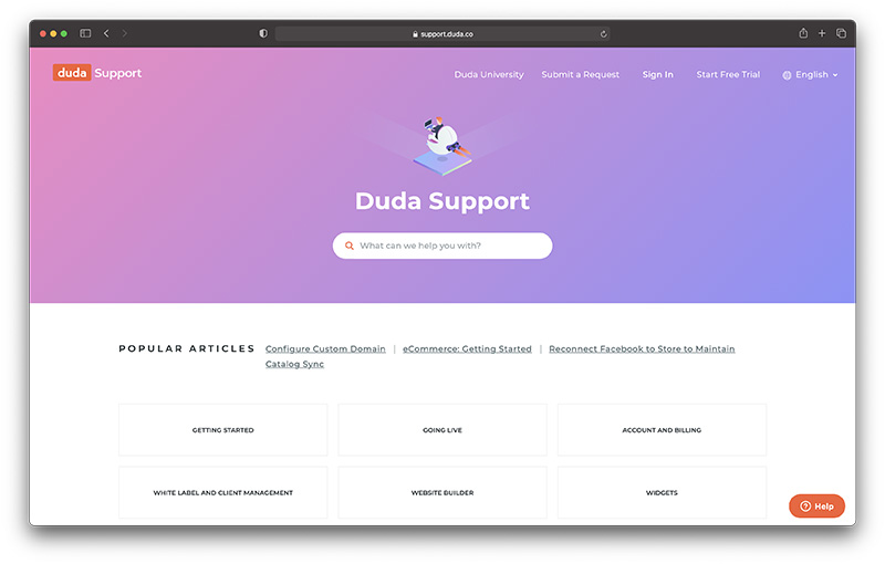 duda review support