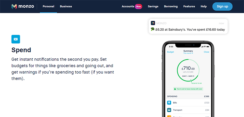 monzo-review-spending