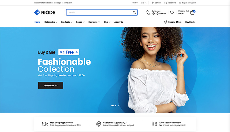 riode woocommerce wordpress theme