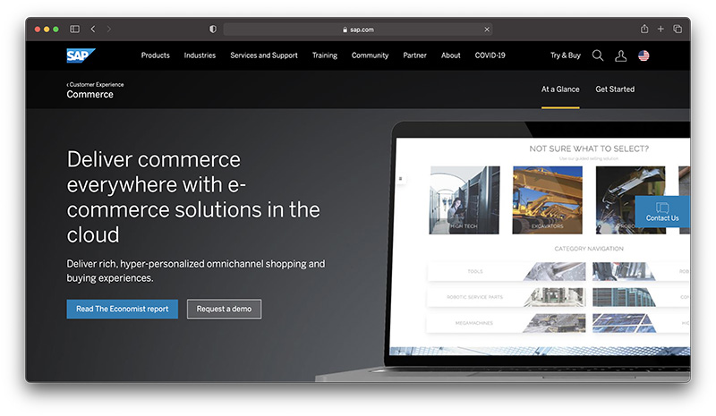 sap commerce cloud - Best Enterprise Ecommerce Platforms