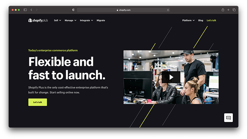 shopify plus - Best Enterprise Ecommerce Platforms