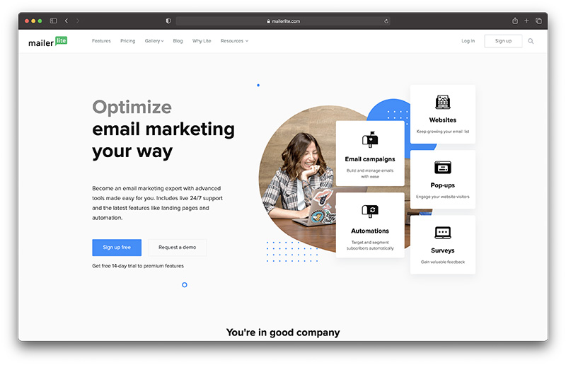 mailerlite - best cheap email marketing software