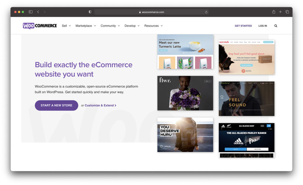 woocommerce homepage - magento vs woocommerce