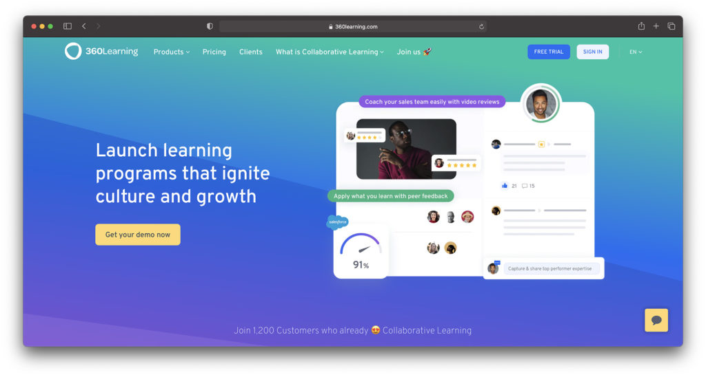 360learning homepage