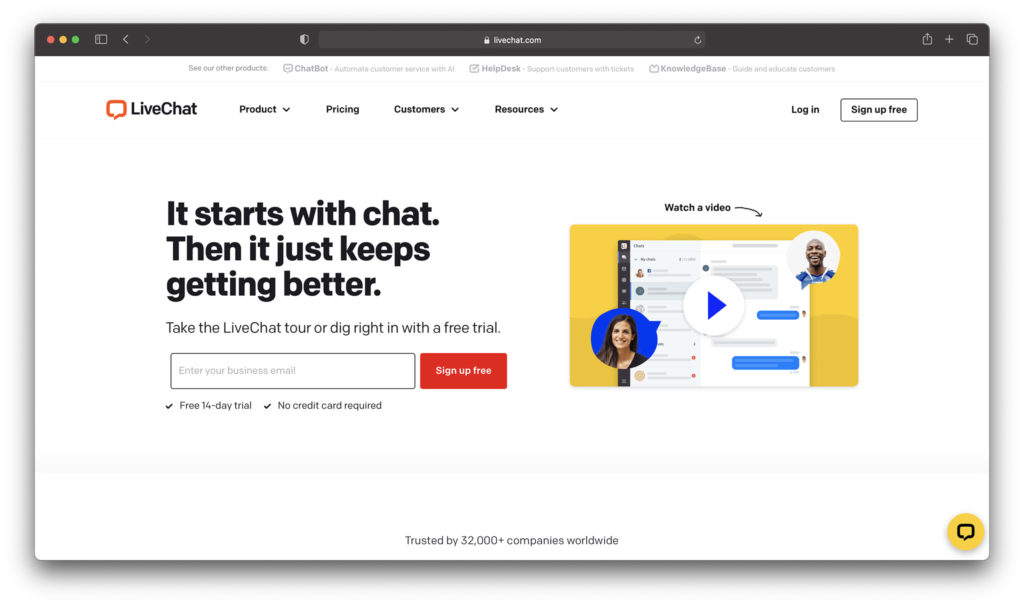 livechat - small business software