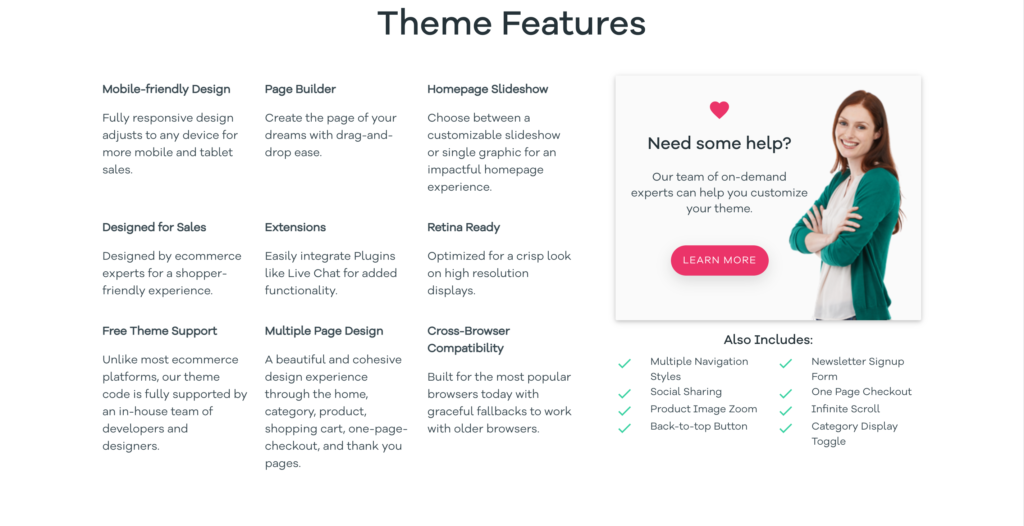 Volusion review of theme features 