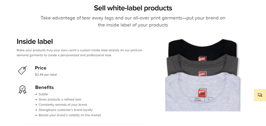 Printful - White label products