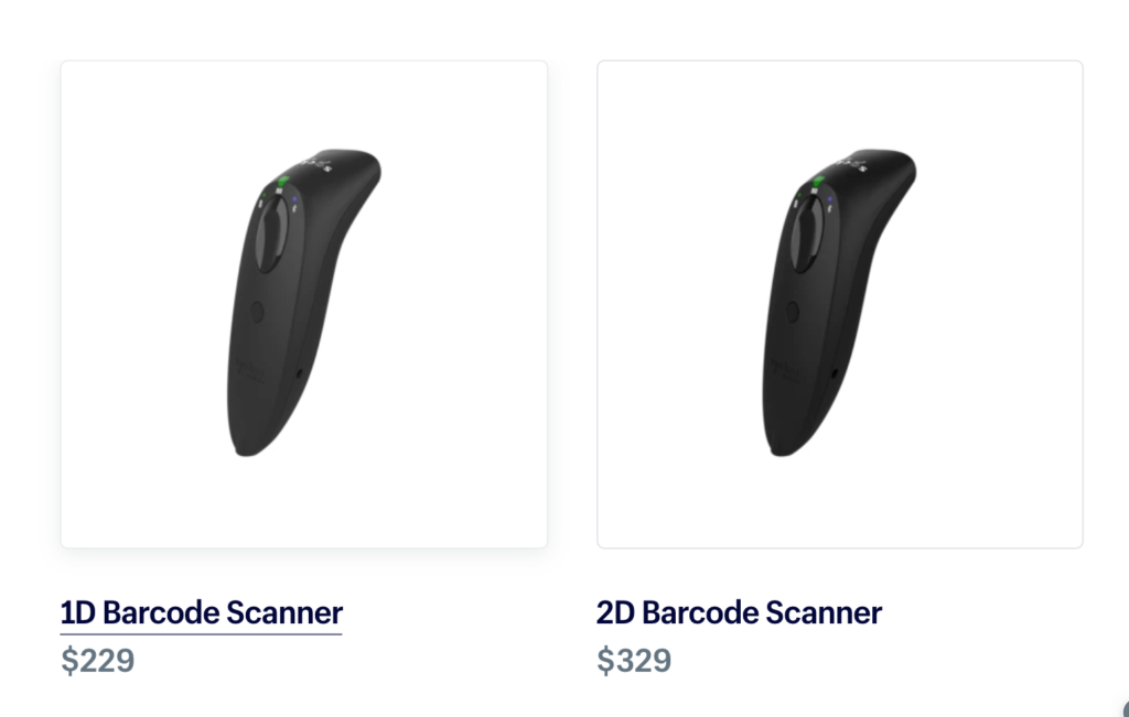 barcode scanners - Shopify POS hardware