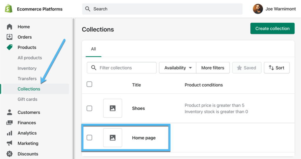 collections - Printify with Shopify