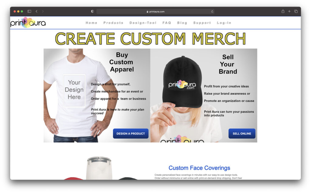 print aura - The Best Print on Demand Clothing Companies