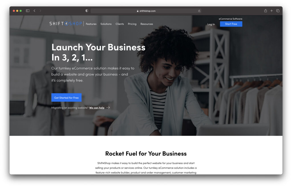 shift4shop - best ecommerce website builder for small business