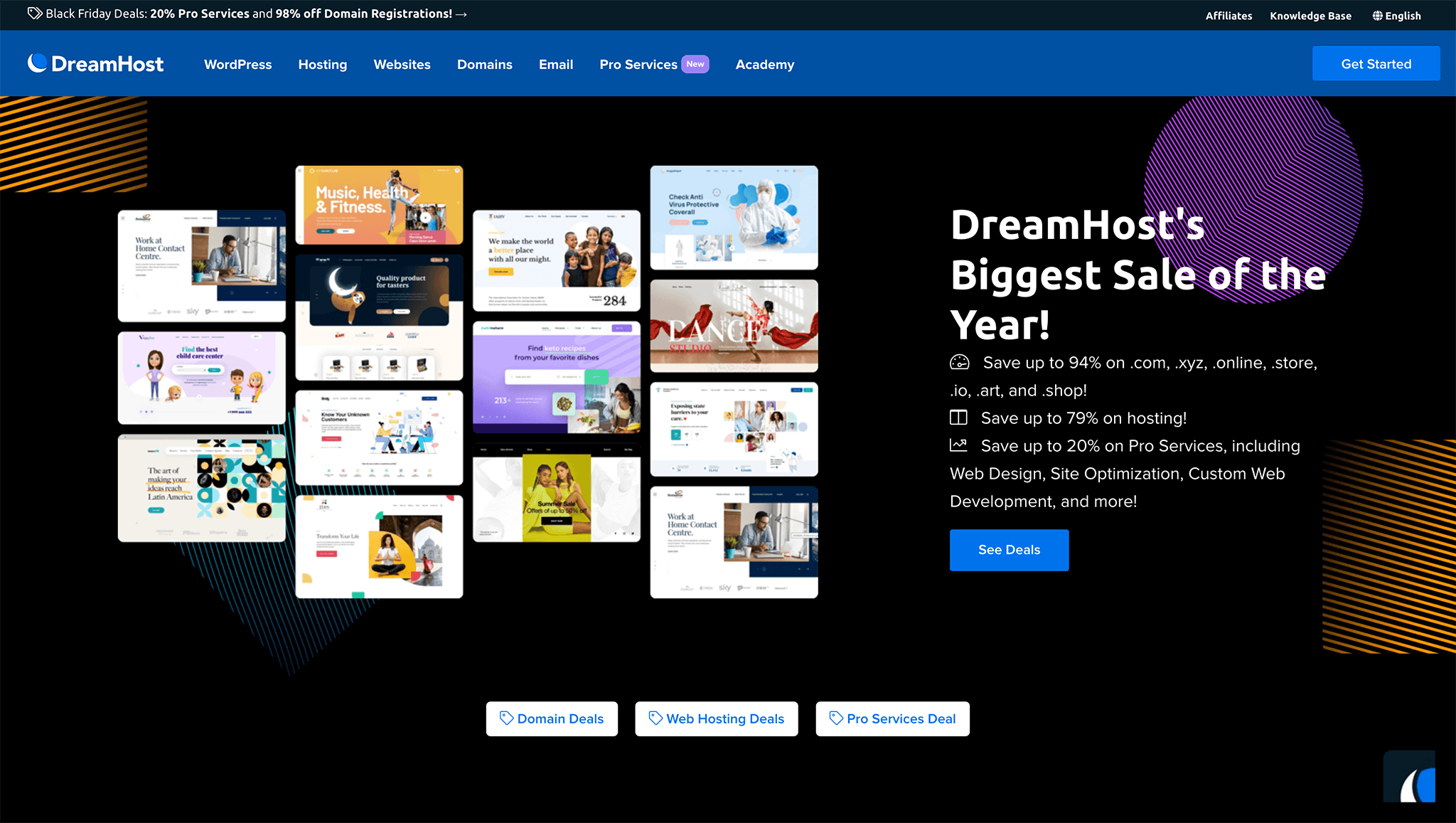 dreamhost bfcm