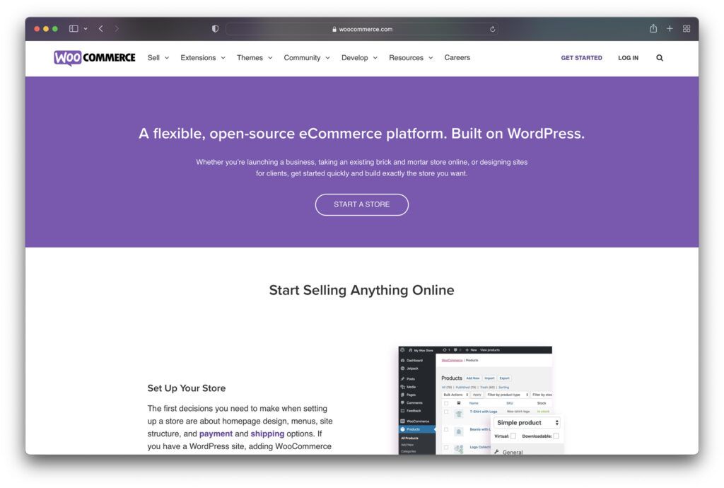 woocommerce - best ecommerce platforms australia