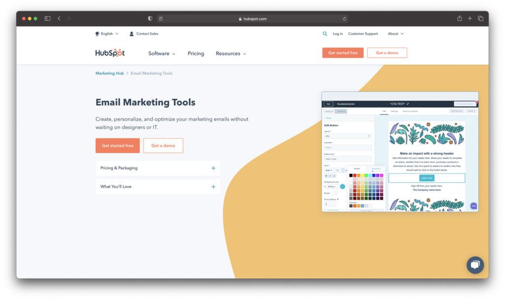 hubspot email marketing - Best MailerLite Alternatives