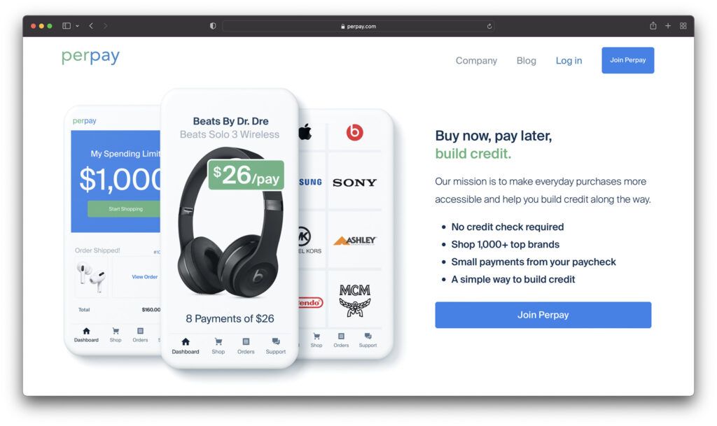 perpay - best buy now pay later apps