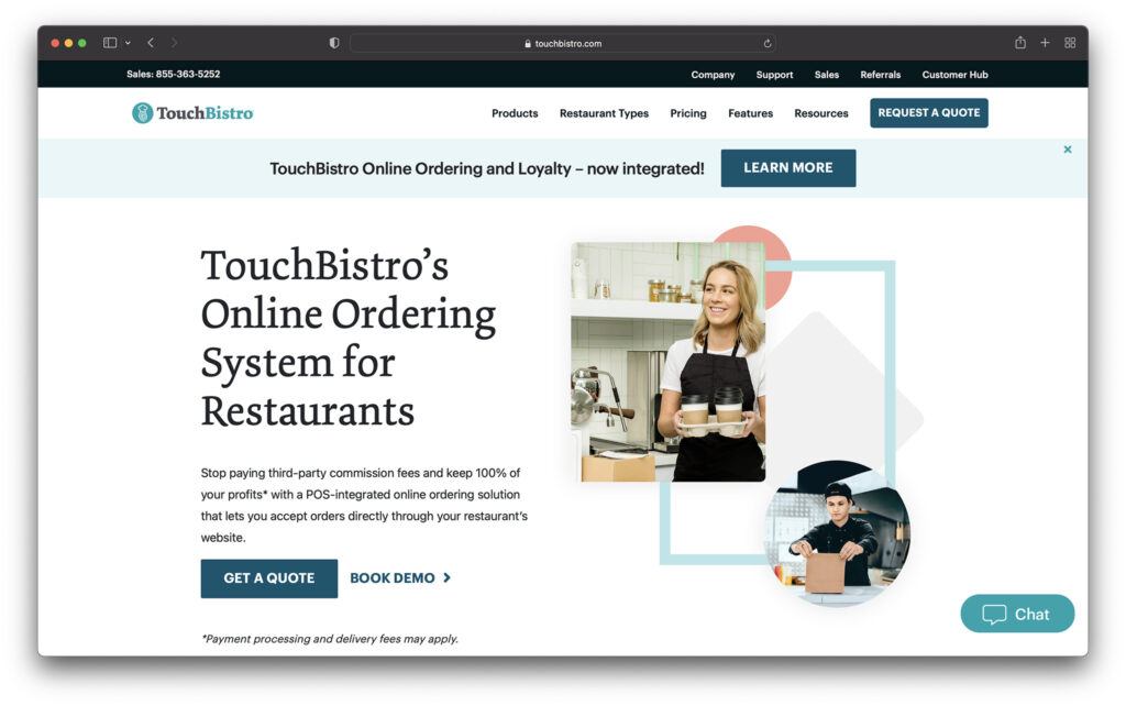 touchbistro - Best Online Ordering System for Restaurants