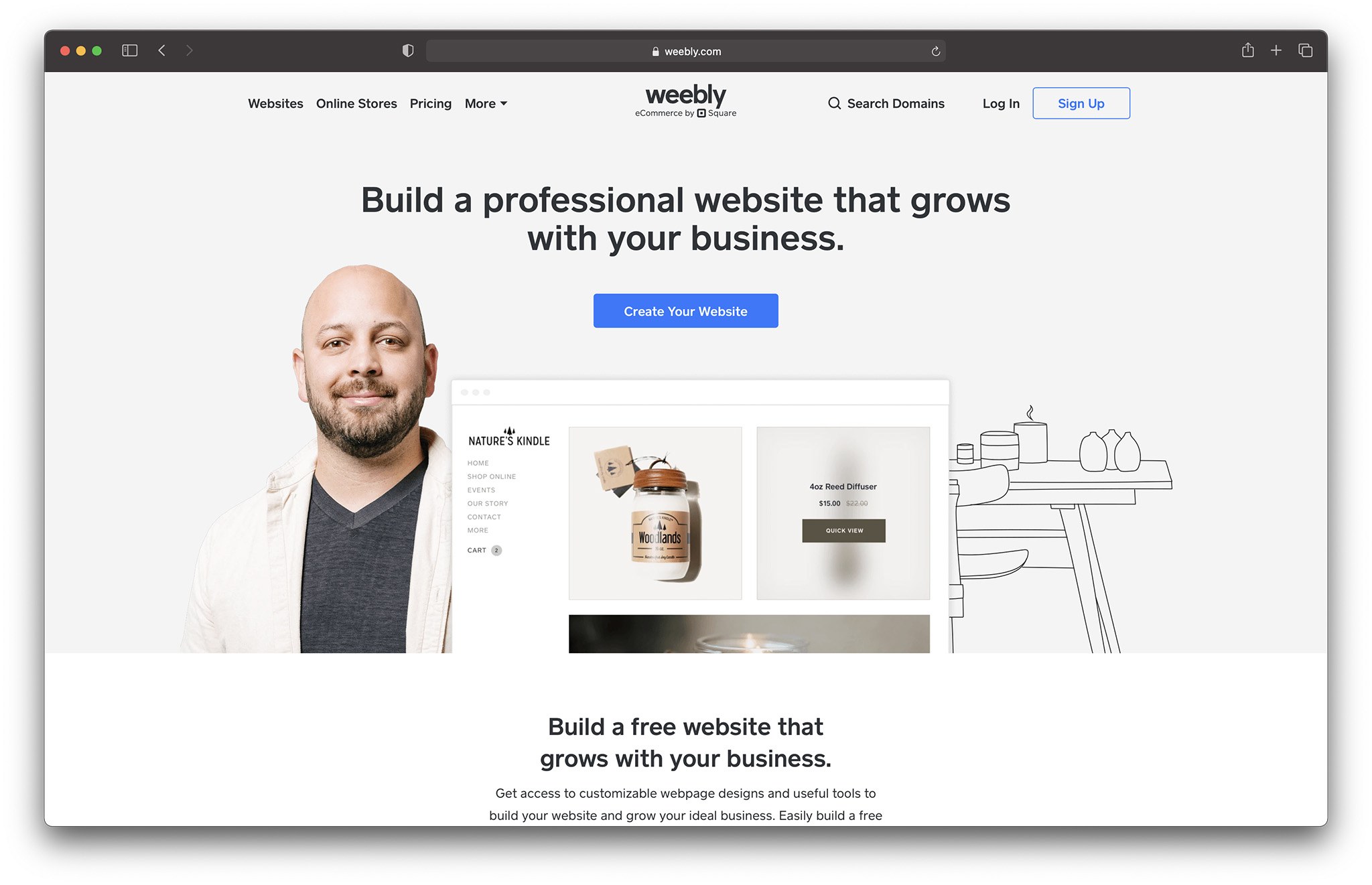 weebly - best bigcommerce competitors