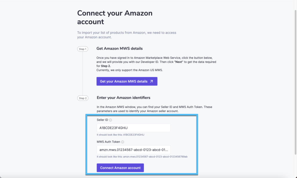 connect amazon account - Sellzone review