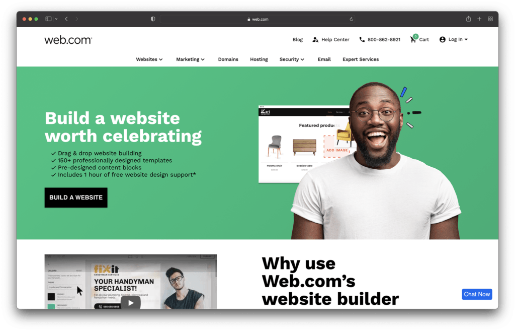 web com - best website builder for artists