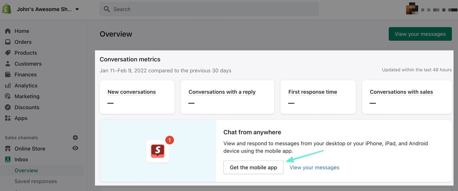 metrics and the mobile app