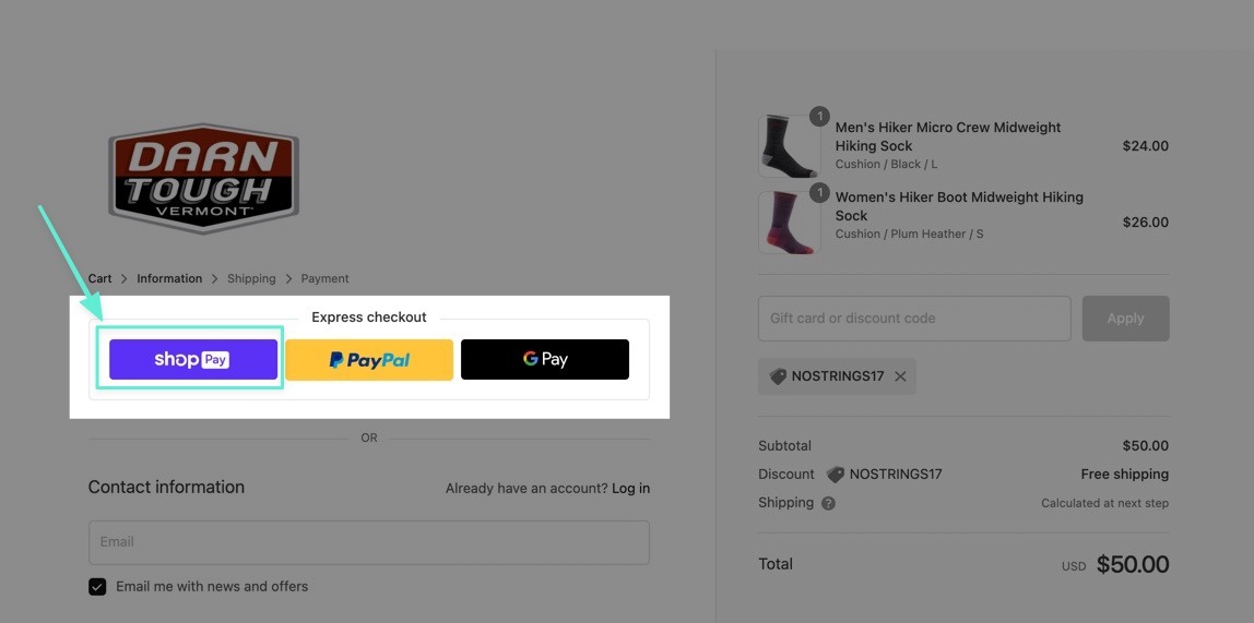 what is the shop pay buy button