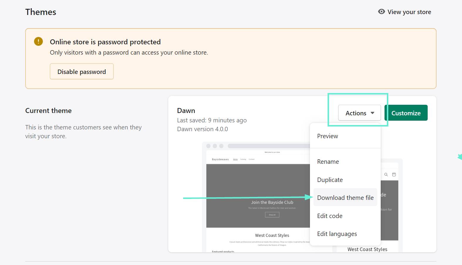 download theme file