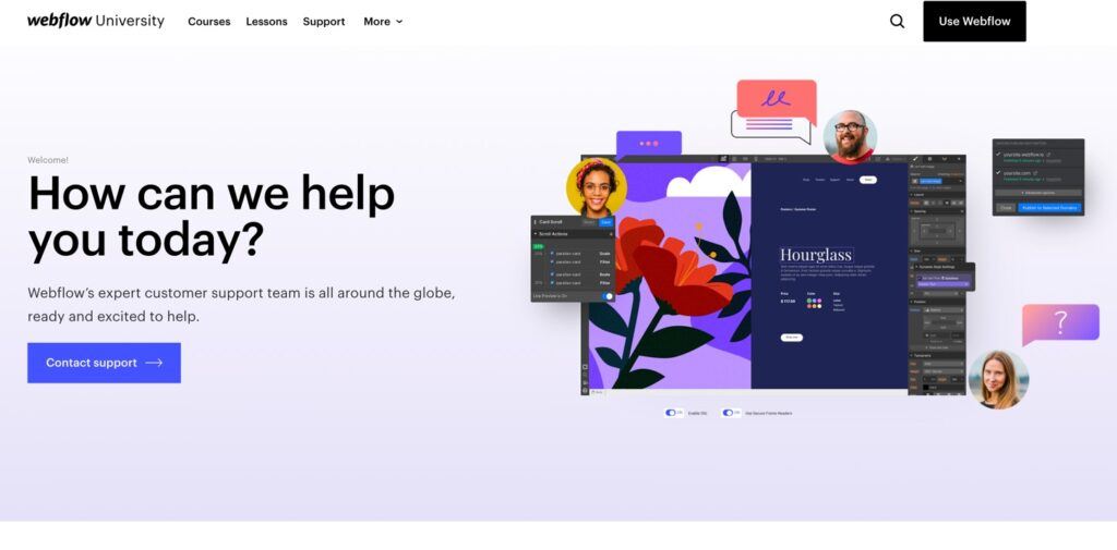 Webflow university
