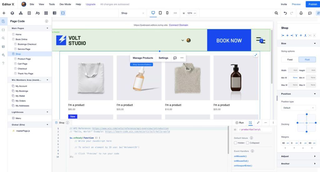 Editor X vs Webflow ecommerce