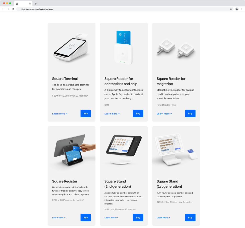 square pos hardware