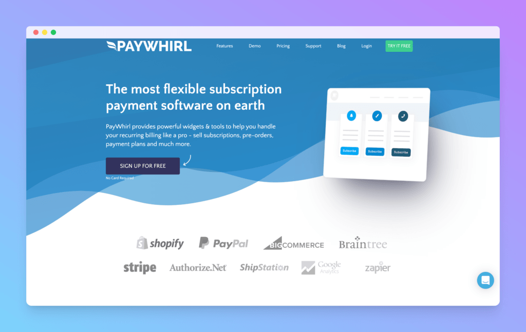 paywhirl - Best Subscription Billing Software