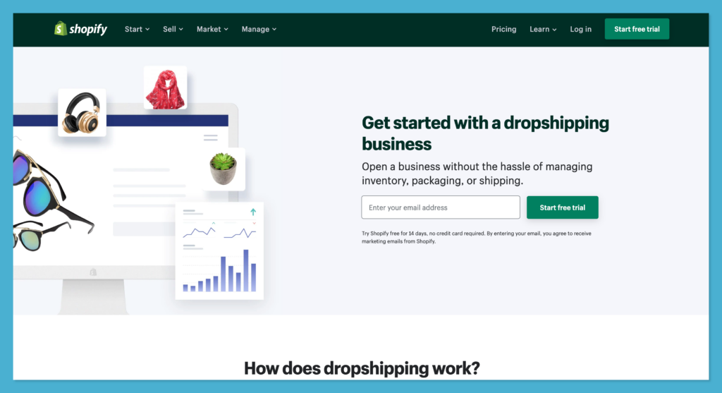 shopify dropshipping