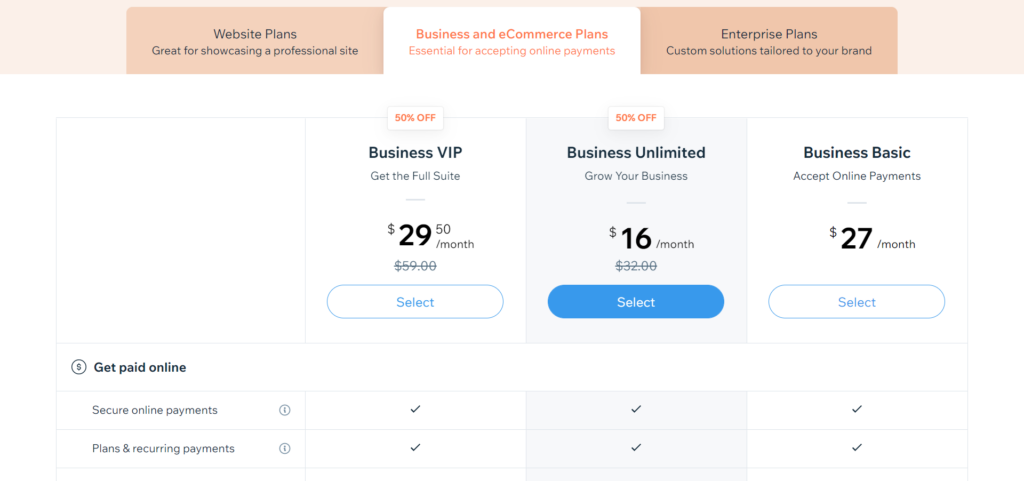 shopify vs wix vs wordpress