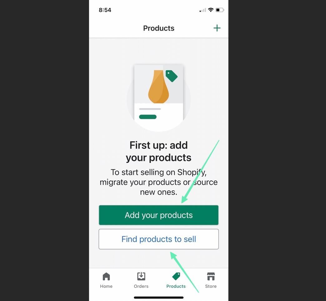 add products