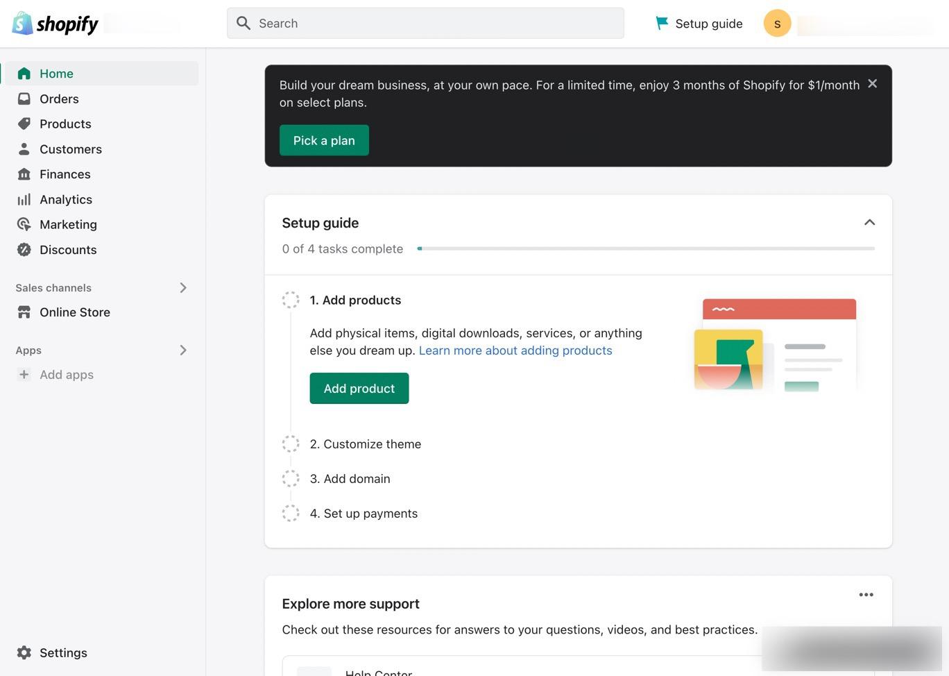 the Shopify Admin