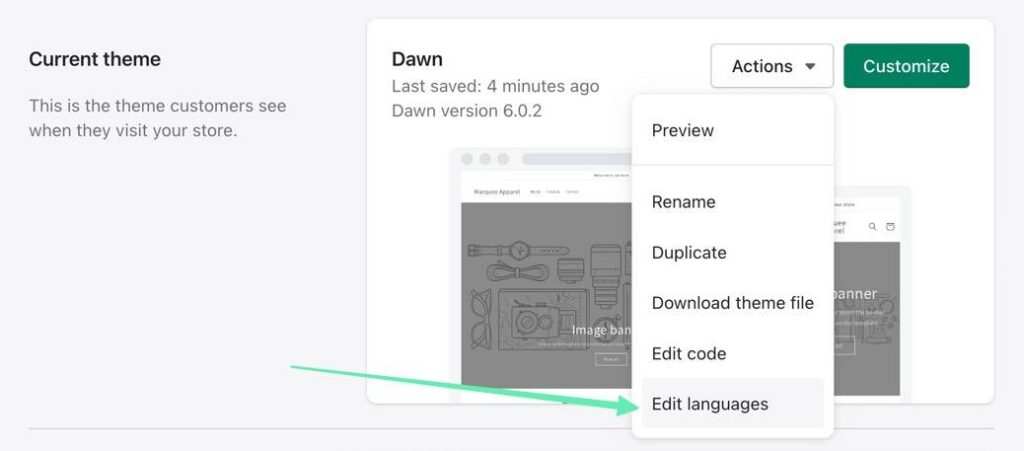 edit languages