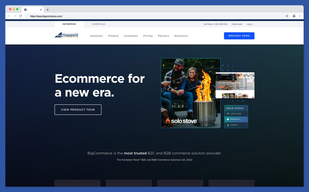 bigcommerce - best webflow alternatives