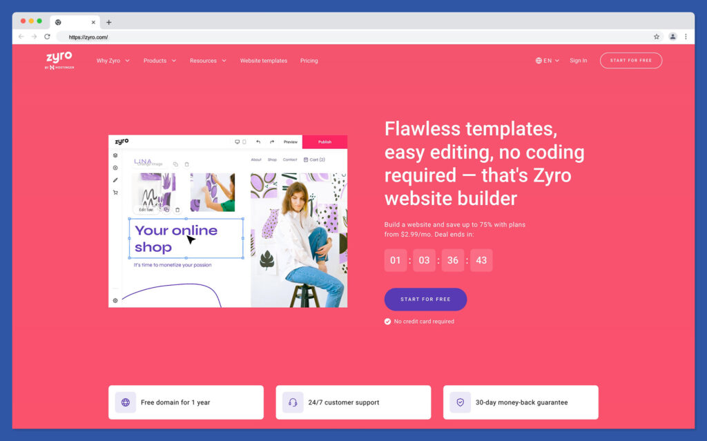 zyro - best webflow alternatives