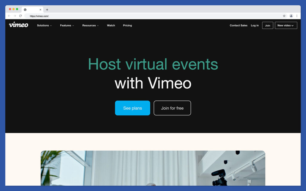 vimeo - best youtube alternatives