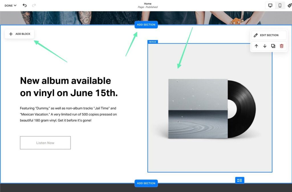 Squarespace vs Bigcommerce in design
