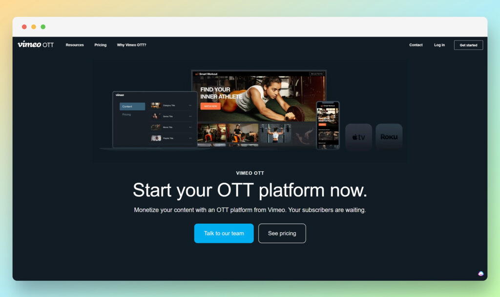 Vimeo OTT - Best Dacast Alternatives