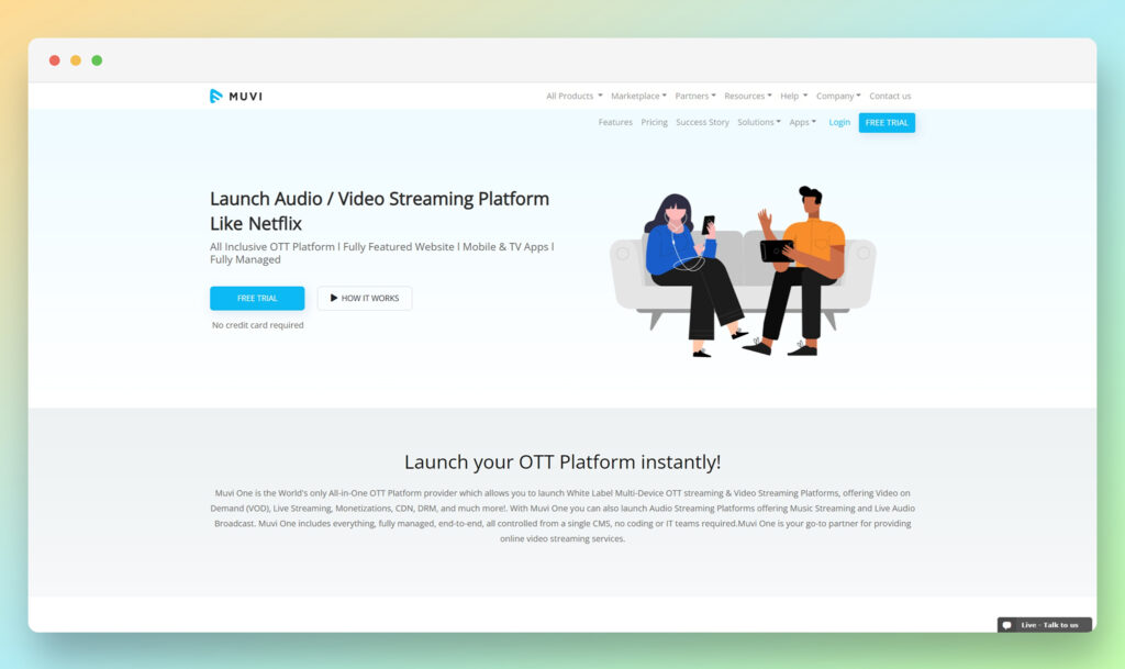 muvi - Best Dacast Alternatives