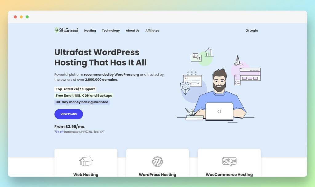 SiteGround - Best Ecommerce Hosting Platforms to Consider in 2023