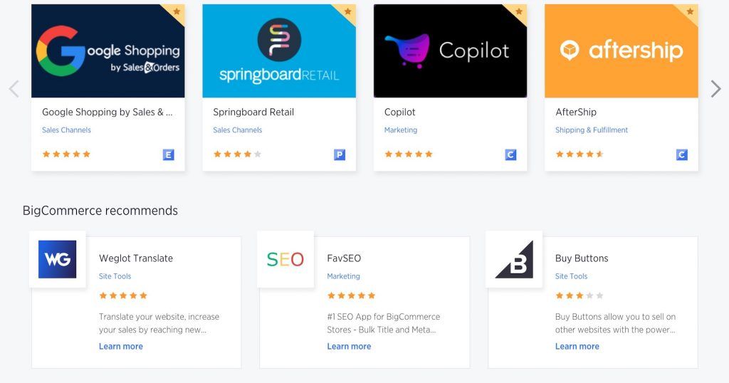 bigcommerce apps